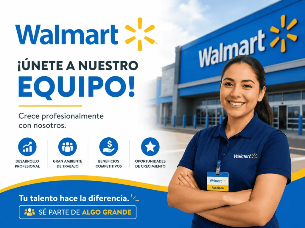 Convocatoria de Empleos WALMART: Oportunidades Laborales con Estabilidad y Crecimiento 🛒🚀